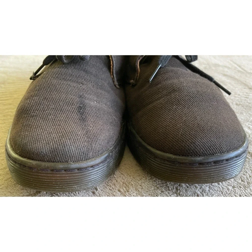 Dr Martens Doc Mayport Canvas Chukka Boots Mens Size 10 Brown Ankle Lace Up